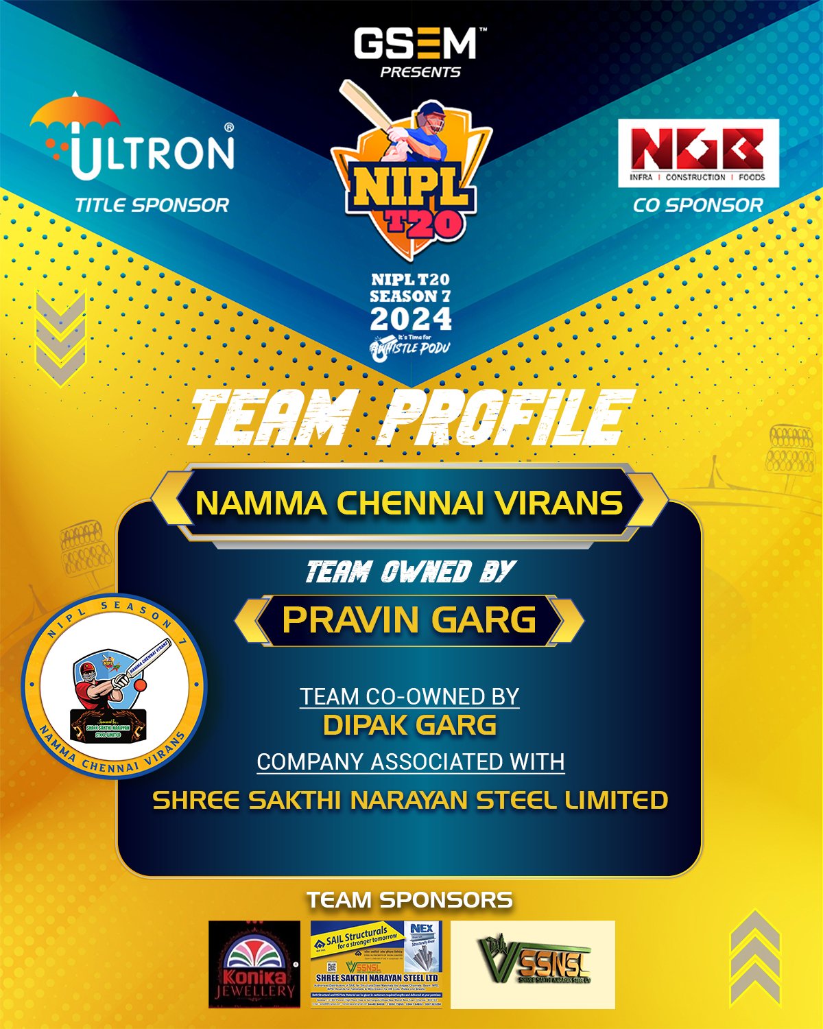 NAMMA CHENNAI VEERANS